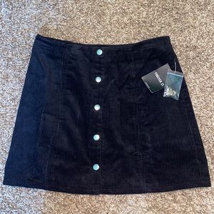 Corduroy Black skirt